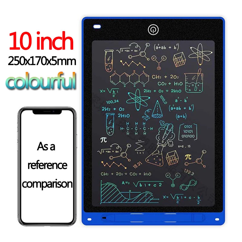 Unleash Creativity with the 10/12-Inch LCD Writing Tablet - Perfect for Kids' Graffiti and Sketching Fun!