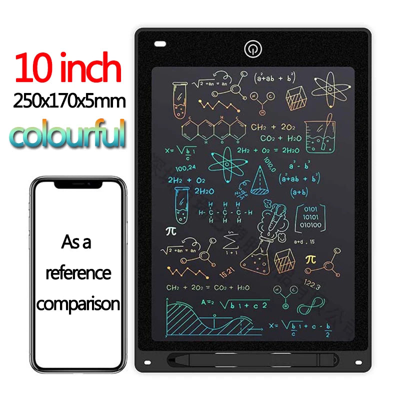 Unleash Creativity with the 10/12-Inch LCD Writing Tablet - Perfect for Kids' Graffiti and Sketching Fun!