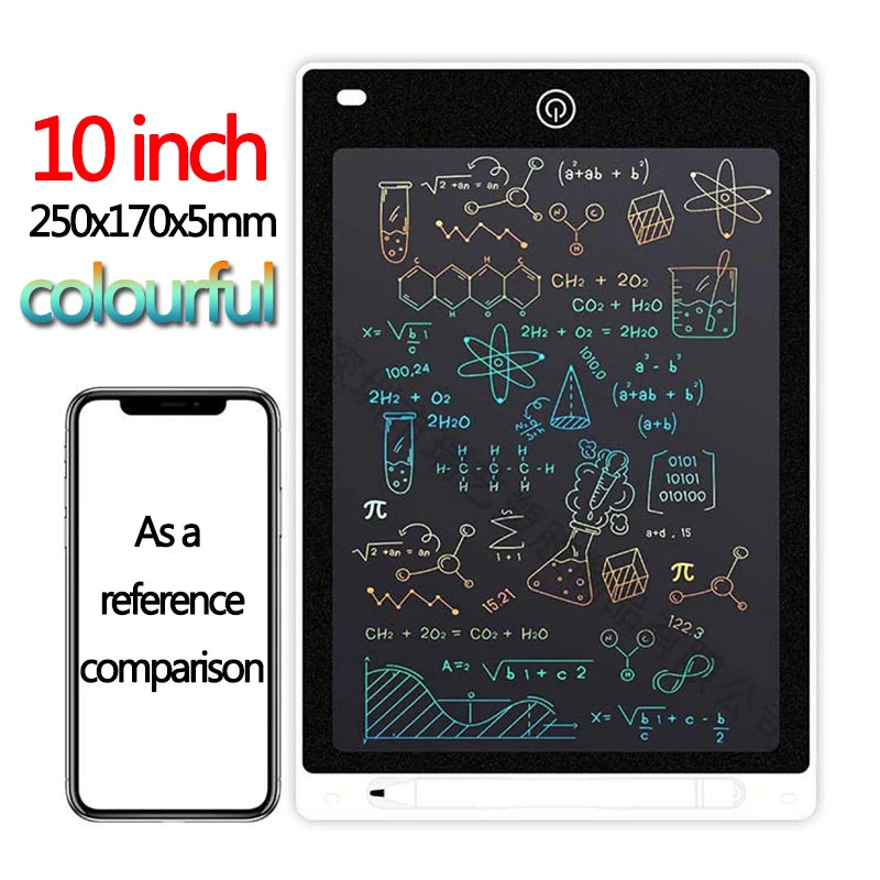 Unleash Creativity with the 10/12-Inch LCD Writing Tablet - Perfect for Kids' Graffiti and Sketching Fun!