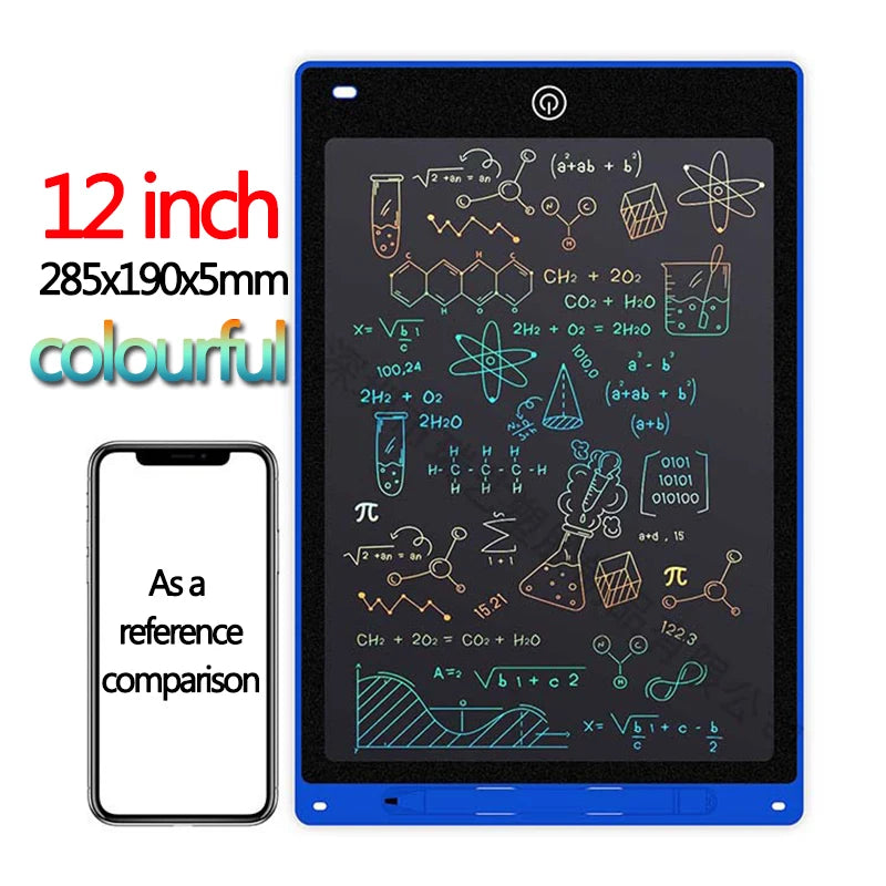 Unleash Creativity with the 10/12-Inch LCD Writing Tablet - Perfect for Kids' Graffiti and Sketching Fun!
