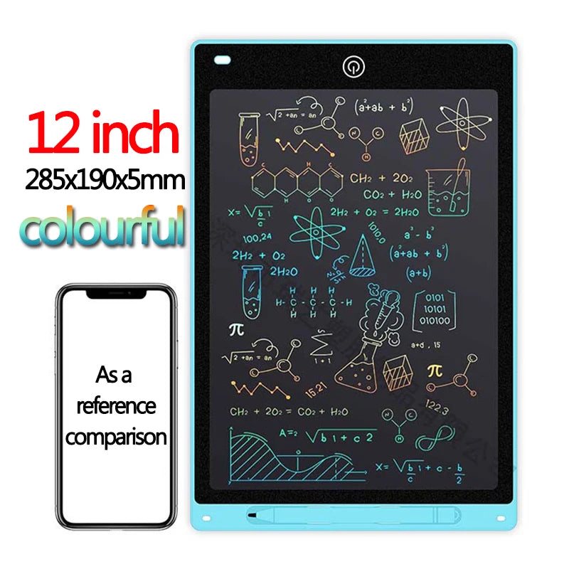 Unleash Creativity with the 10/12-Inch LCD Writing Tablet - Perfect for Kids' Graffiti and Sketching Fun!