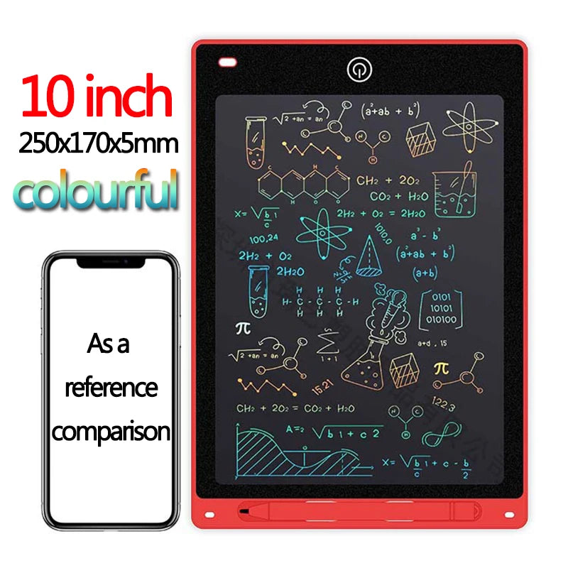 Unleash Creativity with the 10/12-Inch LCD Writing Tablet - Perfect for Kids' Graffiti and Sketching Fun!