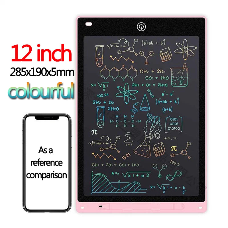 Unleash Creativity with the 10/12-Inch LCD Writing Tablet - Perfect for Kids' Graffiti and Sketching Fun!