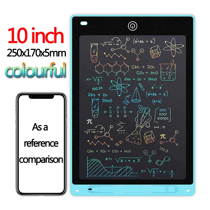 Unleash Creativity with the 10/12-Inch LCD Writing Tablet - Perfect for Kids' Graffiti and Sketching Fun!