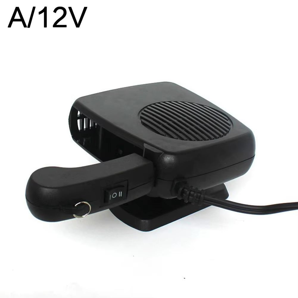 Stay Warm This Winter with Our 12V/24V Electric Car Heater - 4 in 1 Portable Anti-Fog Defroster for Quick Windshield Heating!